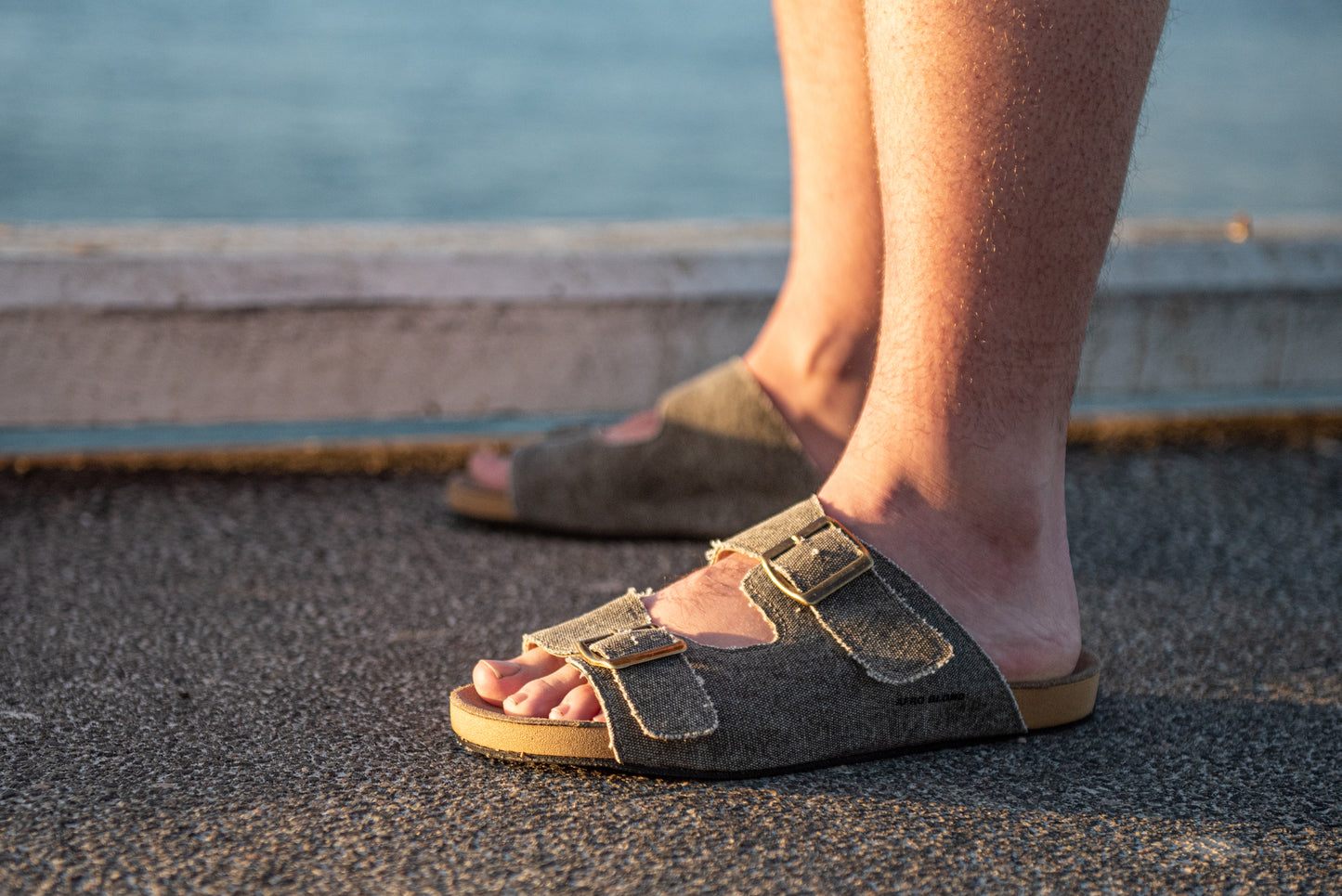 The Green Panther Sandals