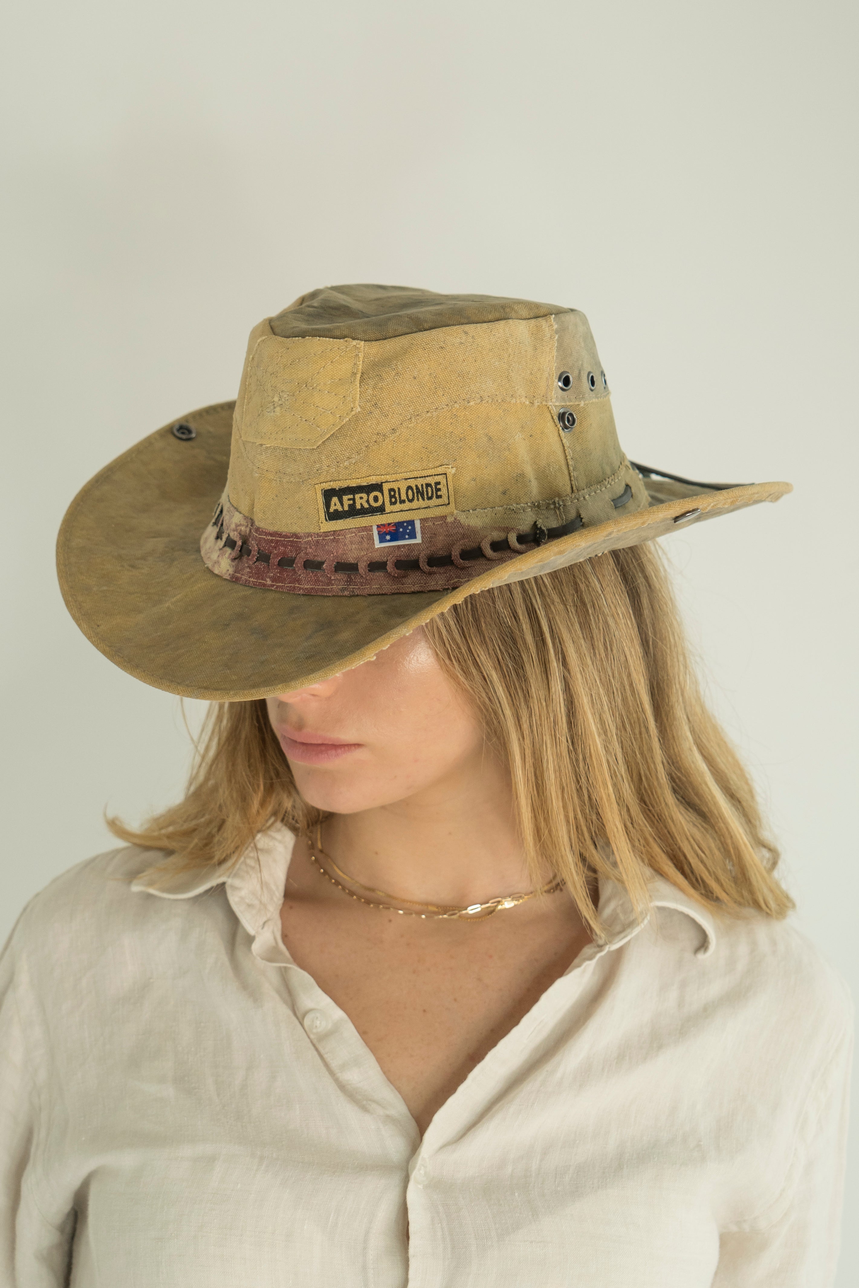 Australian digger hat top