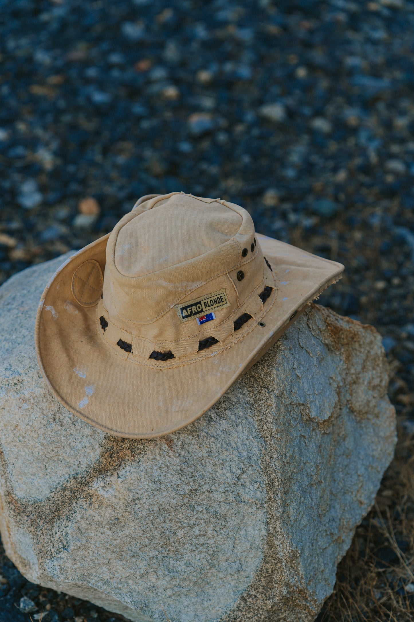 tarp hat Digger Hat - Afroblonde - Upcycled & Vegan