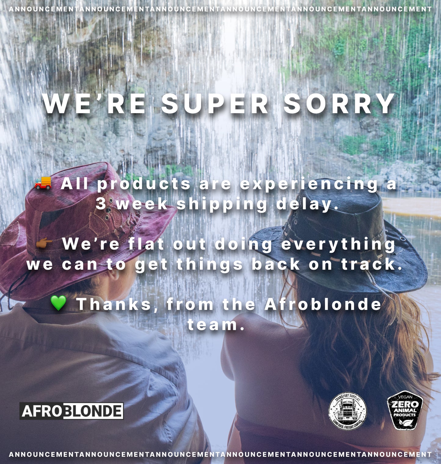 Afroblonde Road Gear